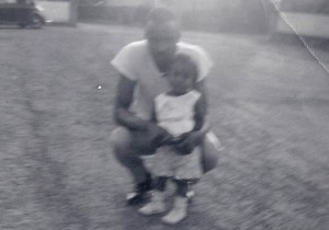 1961:  Gonsenheim, Germany Hubby and Eldest Daughter